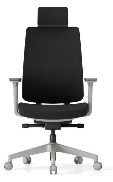 Kancelářská ergonomická židle K50 — bílá Modrá
