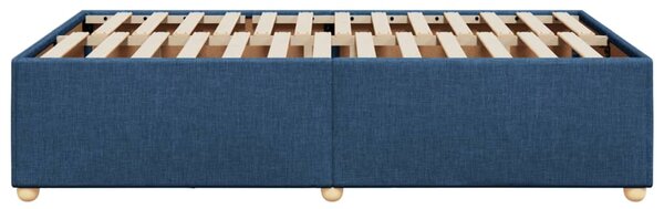 Rám postele bez matrace modrá 120x200 cm textil 3284728