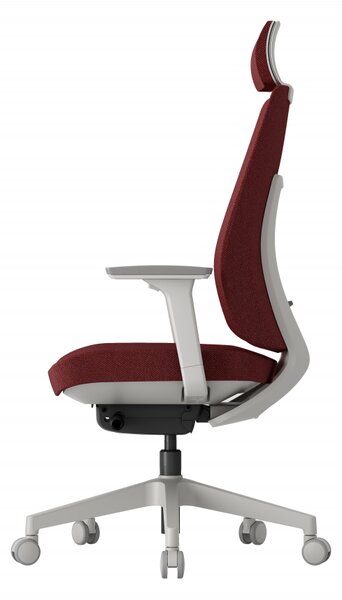Kancelářská ergonomická židle K50 — bílá Modrá