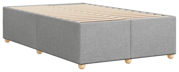 Rám postele bez matrace světle šedá 120 x 200 cm textil 3284722