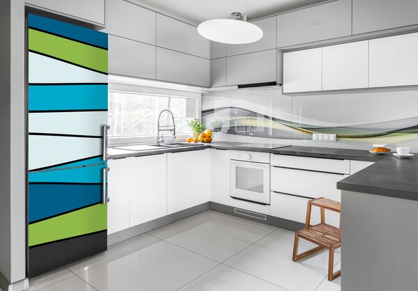 Nálepka fototapeta lednička Barevné pásky FridgeStick-70x190-f-64303732