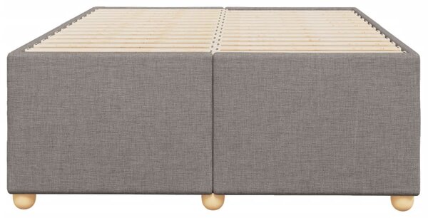 Rám postele bez matrací taupe 120x190 cm textil 3284719
