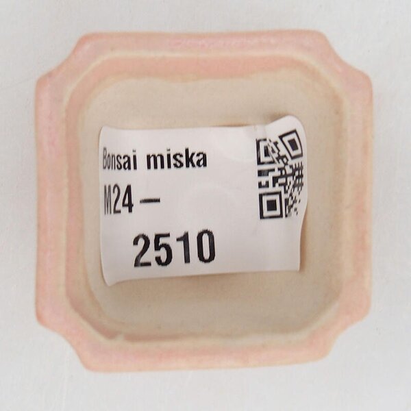 E-bonsai Mini bonsai miska 3,5 x 3,5 x 2,5 cm růžová