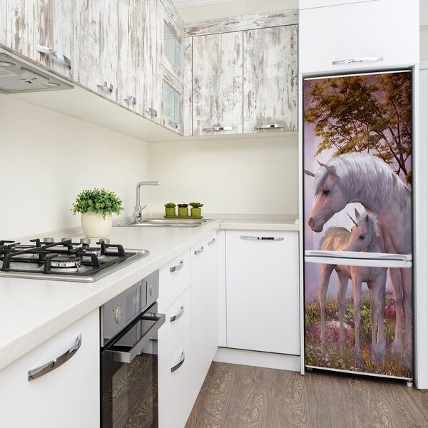 Foto nálepka na ledničku stěnu Jednorožec FridgeStick-70x190-f-64870422