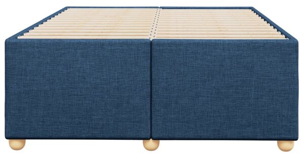 Rám postele bez matrace modrá 120x200 cm textil 3284728
