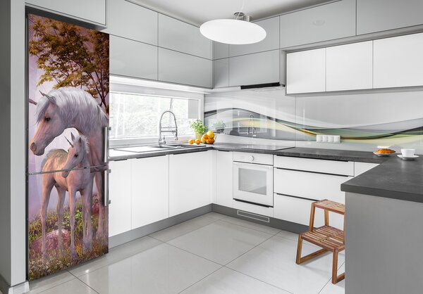 Foto nálepka na ledničku stěnu Jednorožec FridgeStick-70x190-f-64870422