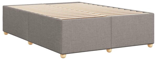 Rám postele bez matrace taupe 140 x 200 cm textil 3284740