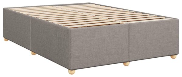 Rám postele bez matrace taupe 140 x 200 cm textil 3284740