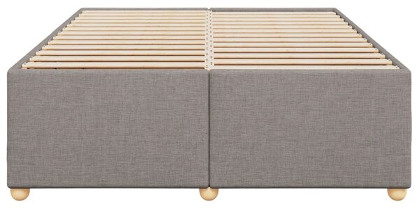 Rám postele bez matrace taupe 140 x 200 cm textil 3284740