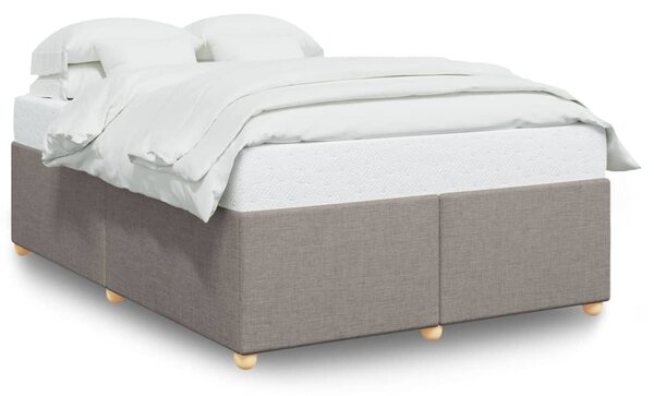 Rám postele bez matrace taupe 140 x 200 cm textil 3284740