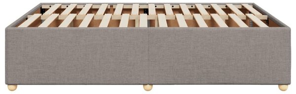 Rám postele bez matrace taupe 140 x 200 cm textil 3284740