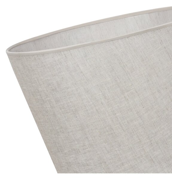 Závěsné svítidlo Len1, 1x světle béžové textilní stínítko, (fi 38 cm), w