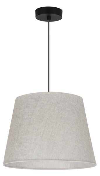 Závěsné svítidlo Len1, 1x světle béžové textilní stínítko, (fi 38 cm), b