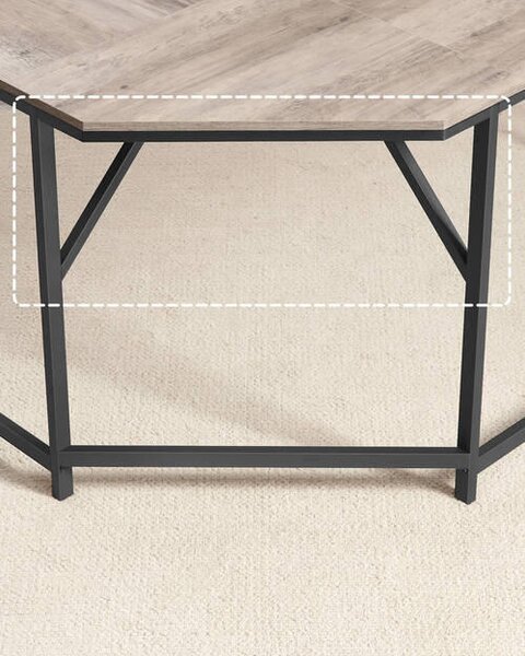 ROHOVÝ PSACÍ STŮL, černá, šedý dub, 149/149/75 cm Boxxx - Online Only psací stoly, Online Only