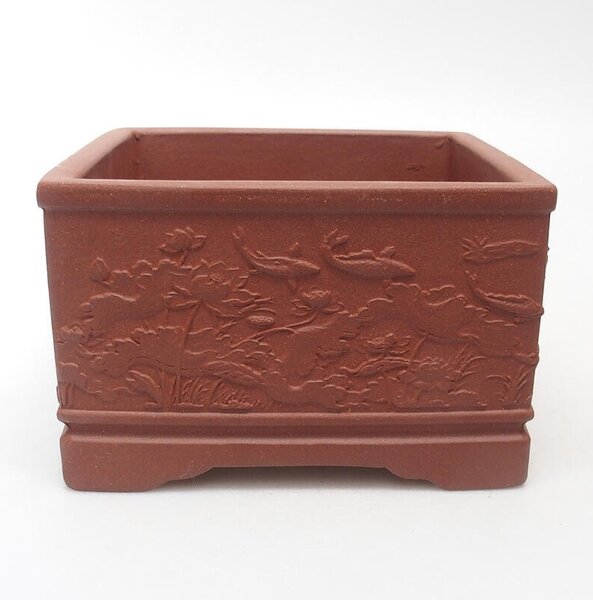 E-bonsai Bonsai miska 13 x 13 x 8 cm cihlová