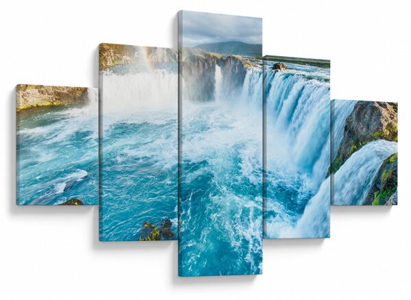 Obraz - Vodopád Godafoss (125x70 cm)