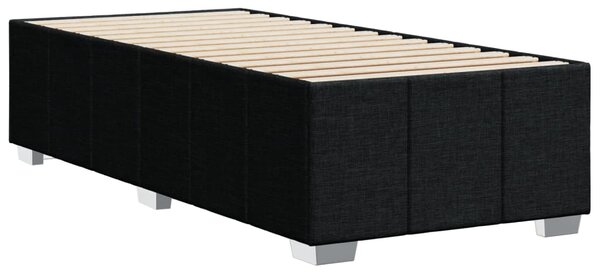 Rám postele bez matrace černá 80 x 200 cm textil 3284792