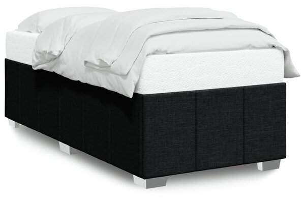 Rám postele bez matrace černá 80 x 200 cm textil 3284792