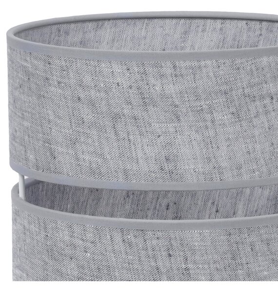 Závěsné svítidlo Jen, 1x šedé textilní stínítko, (fi 20 cm), w