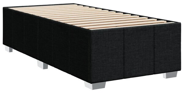 Box spring postel s matrací černá 80 x 200 cm textil 3285430