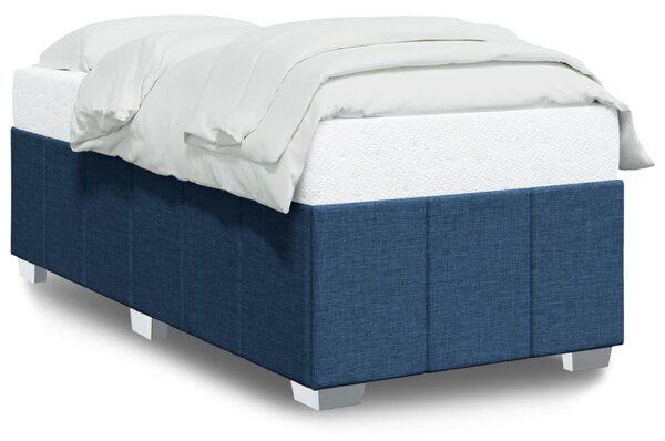Rám postele bez matrací modrá 90x200 cm textil 3284810