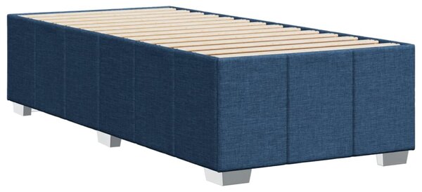Rám postele bez matrací modrá 90x200 cm textil 3284810