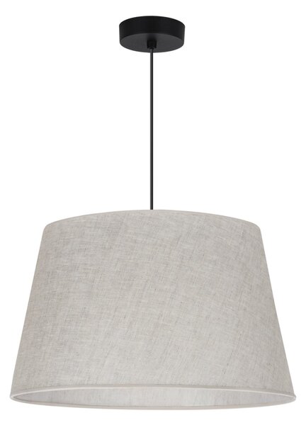 Závěsné svítidlo Len1, 1x světle béžové textilní stínítko, (fi 44 cm), b