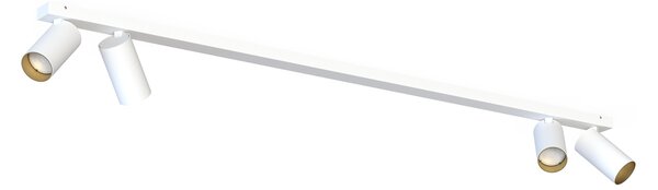 NOWODVORSKI Stropní bodové LED osvětlení MONO, 4xGU10, 10W, bílé, zlaté 7776