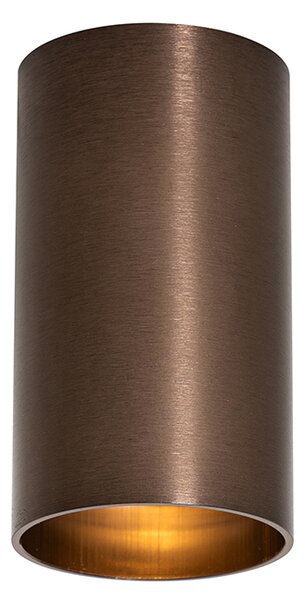Chytré přisazené bodové svítidlo tmavě bronzové vč. Wifi GU10 50 mm - Tuba