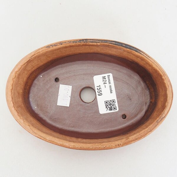 E-bonsai Keramická bonsai miska 15 x 10 x 4,5 cm růžová