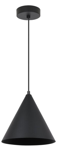 Závěsné svítidlo Soho, 1x černé kovové stínítko, (fi 25cm)