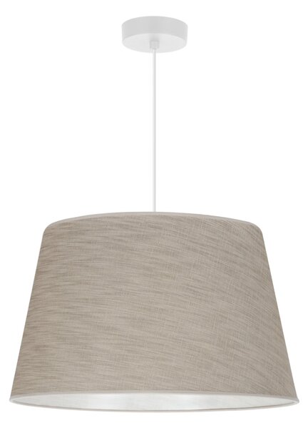 Závěsné svítidlo Jen, 1x béžové textilní stínítko, (fi 44 cm), w