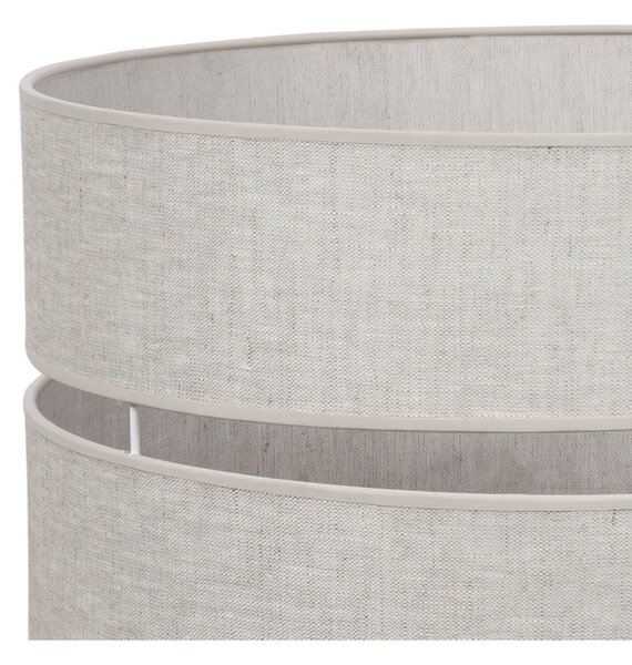 Závěsné svítidlo Jen, 1x světle béžové textilní stínítko, (fi 40 cm), w