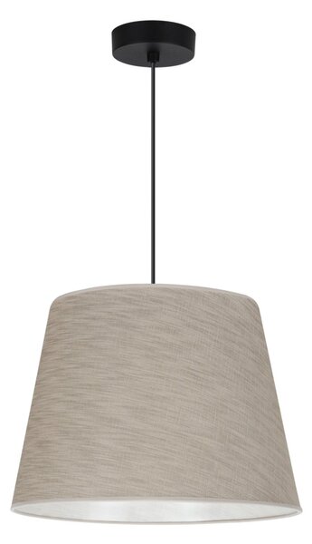 Závěsné svítidlo Jen, 1x béžové textilní stínítko, (fi 38 cm), b