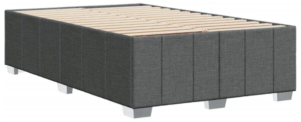 Rám postele bez matrace tmavě šedá 120 x 200 cm textil 3284826