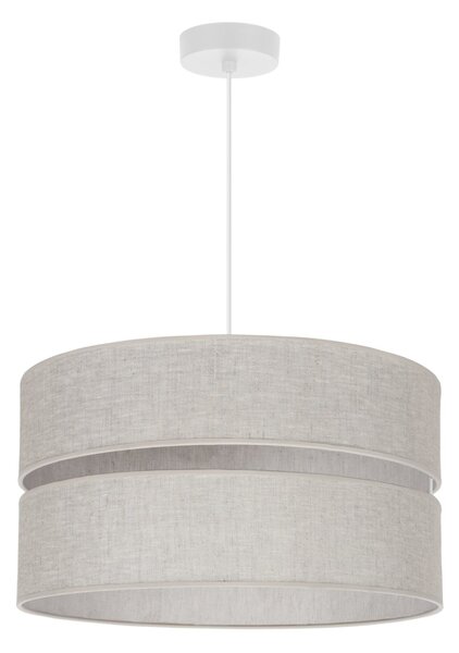 Závěsné svítidlo Jen, 1x světle béžové textilní stínítko, (fi 40 cm), w