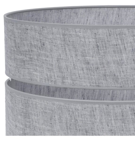 Závěsné svítidlo Jen, 1x šedé textilní stínítko, (fi 40 cm), b