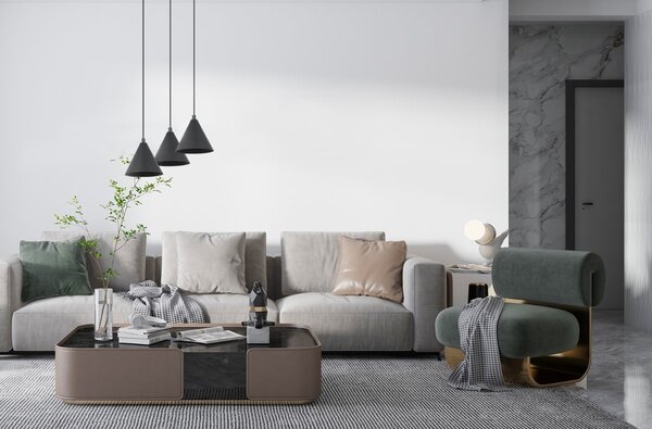 Závěsné svítidlo Soho, 3x černé kovové stínítko, (fi 14cm), o