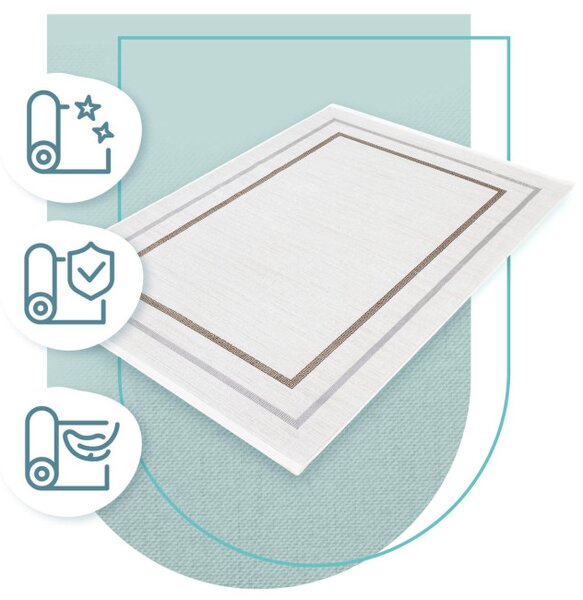 Koberec Luna Quadro Cream