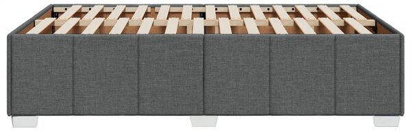 Rám postele bez matrace tmavě šedá 120 x 200 cm textil 3284826