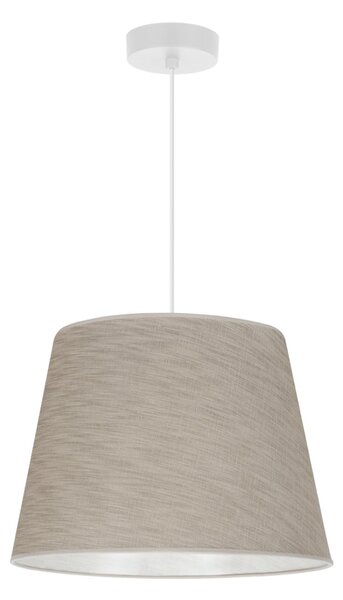 Závěsné svítidlo Jen, 1x béžové textilní stínítko, (fi 38 cm), w