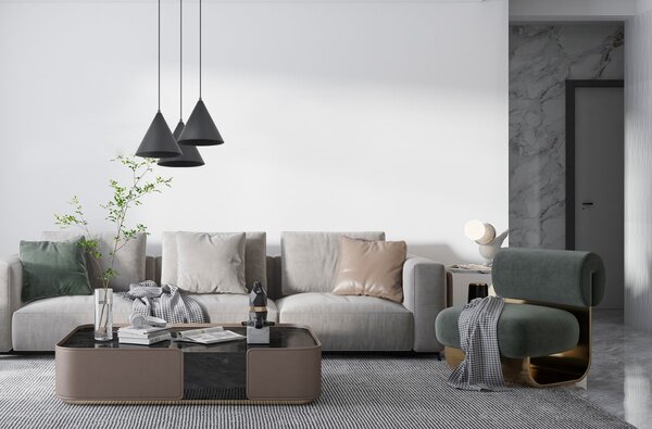 Závěsné svítidlo Soho, 3x černé kovové stínítko, (fi 25cm), o