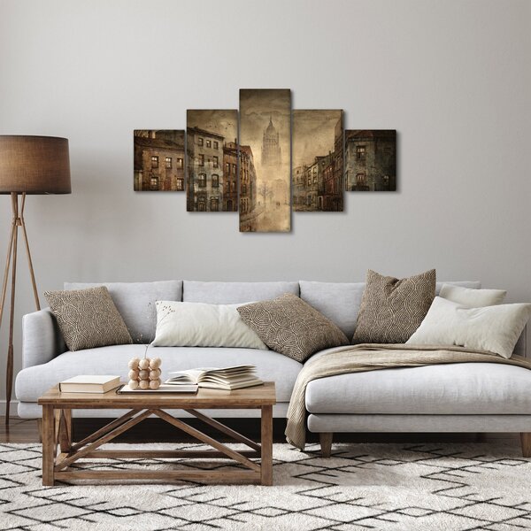 Obraz - Malba města (125x70 cm)