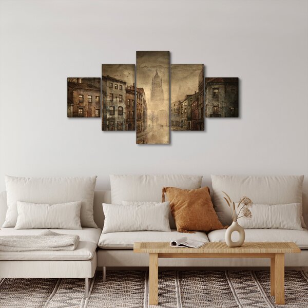 Obraz - Malba města (125x70 cm)