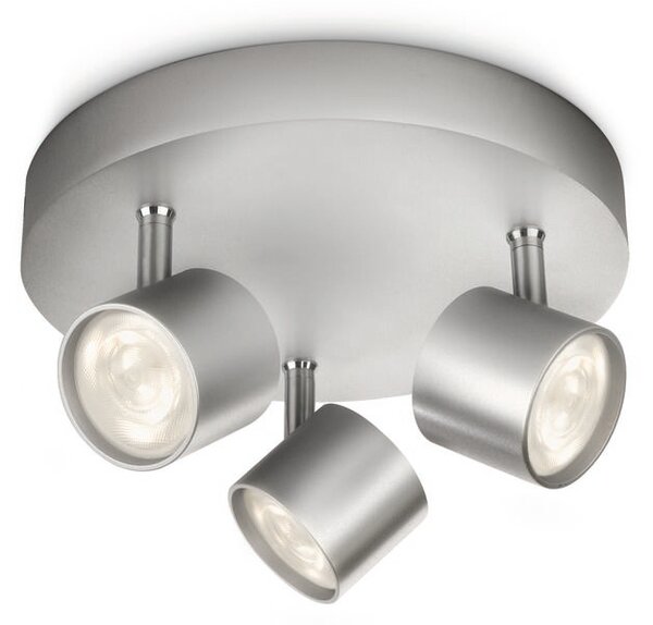 56243/48/16 Star bodové LED svítidlo 3x 4,5W 1500lm 2700K stmívatelné IP20, hliníkové