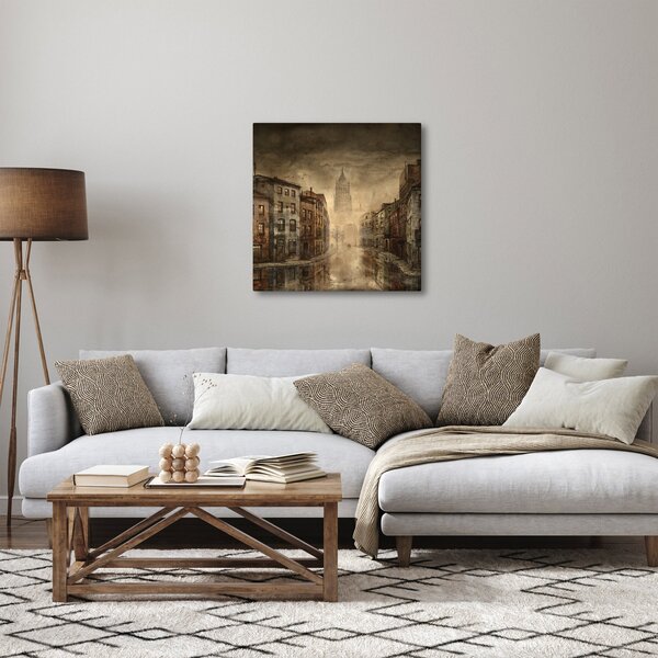 Obraz - Malba města (30x30 cm)