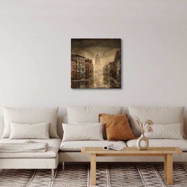 Obraz - Malba města (30x30 cm)