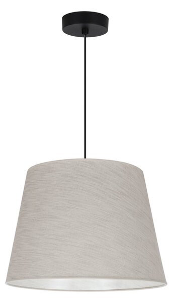 Závěsné svítidlo Jen, 1x světle béžové textilní stínítko, (fi 38 cm), b