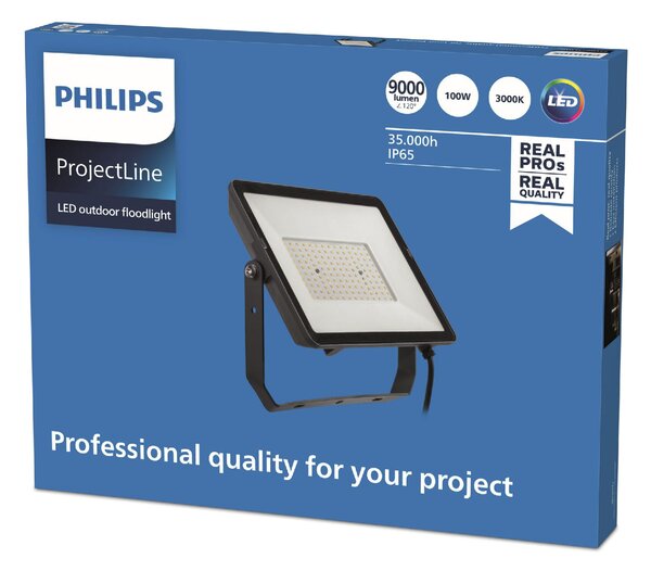 LED vodotěsný světlomet Projectline 100W 3000K