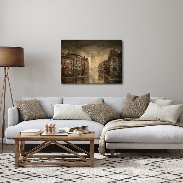 Obraz - Malba města (70x50 cm)